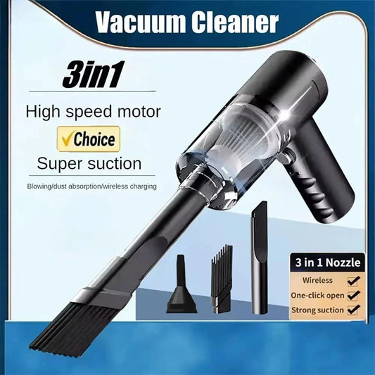 3 In 1 Integrated Suction And Blowing Vacuum Combination Vacuum Cleaner USB Charging Small Car Household Vacuum Cleaner